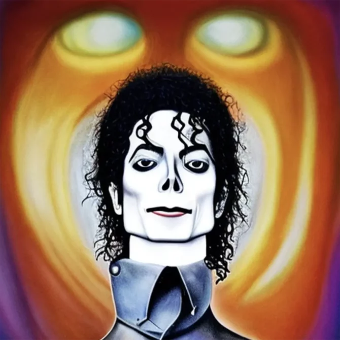 Michael Jackson in the style of Salvador Dali     8